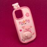 قاب عروسکی PINK PIG مناسب آیفون IPHONE 13 PROMAX