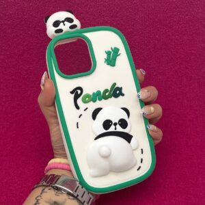 قاب عروسکی PANDA مناسب آیفون IPHONE 13 PROMAX