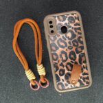 قاب طرح پلنگی همراه با آویز مناسب گوشی سامسونگ SAMSUNG A20