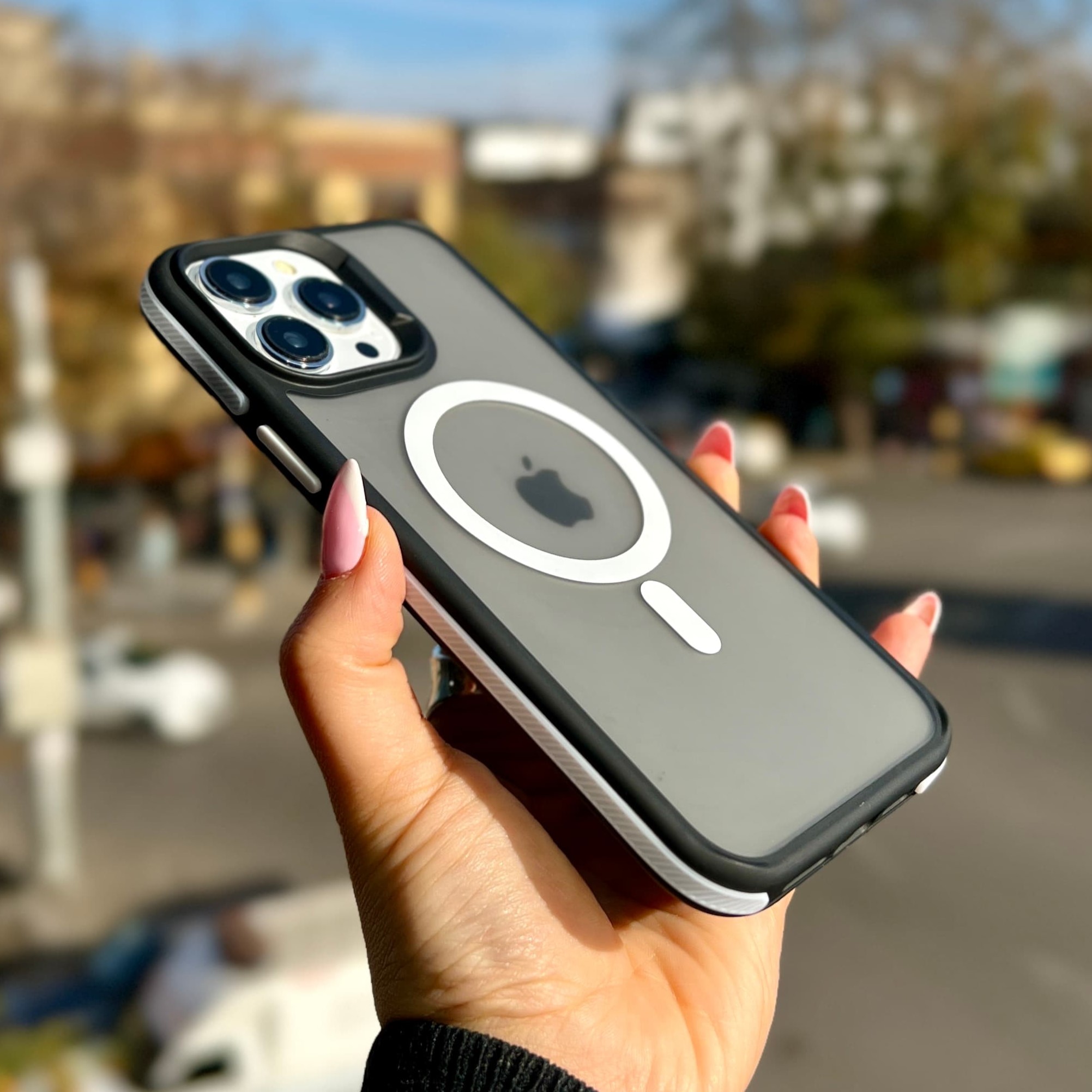 قاب مگ سیف مات آیفون IPHONE X \ XS