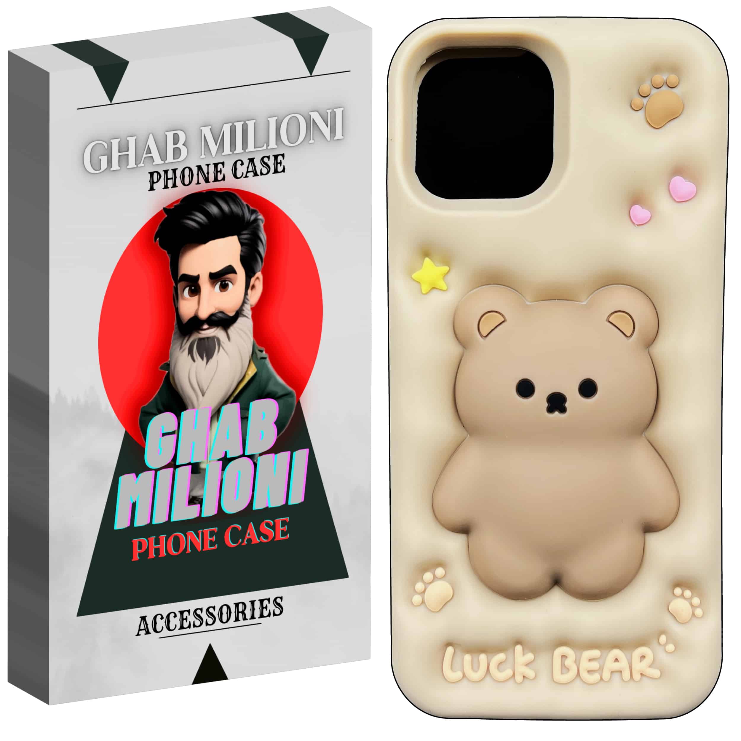 کاور قاب میلیونی مدل BEAR آیفون 13