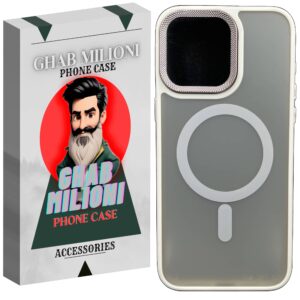 کاور قاب میلیونی مدل MAG-SAFE آیفون 15 پرو مکس