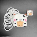 محافظ شارژر آیفون و نگهدارنده کابل+اشانتیون