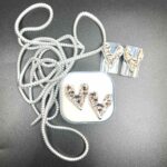محافظ شارژر شیشه ای و نگهدارنده کابل+اشانتیون