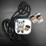 محافظ شارژر شیشه ای و نگهدارنده کابل+اشانتیون